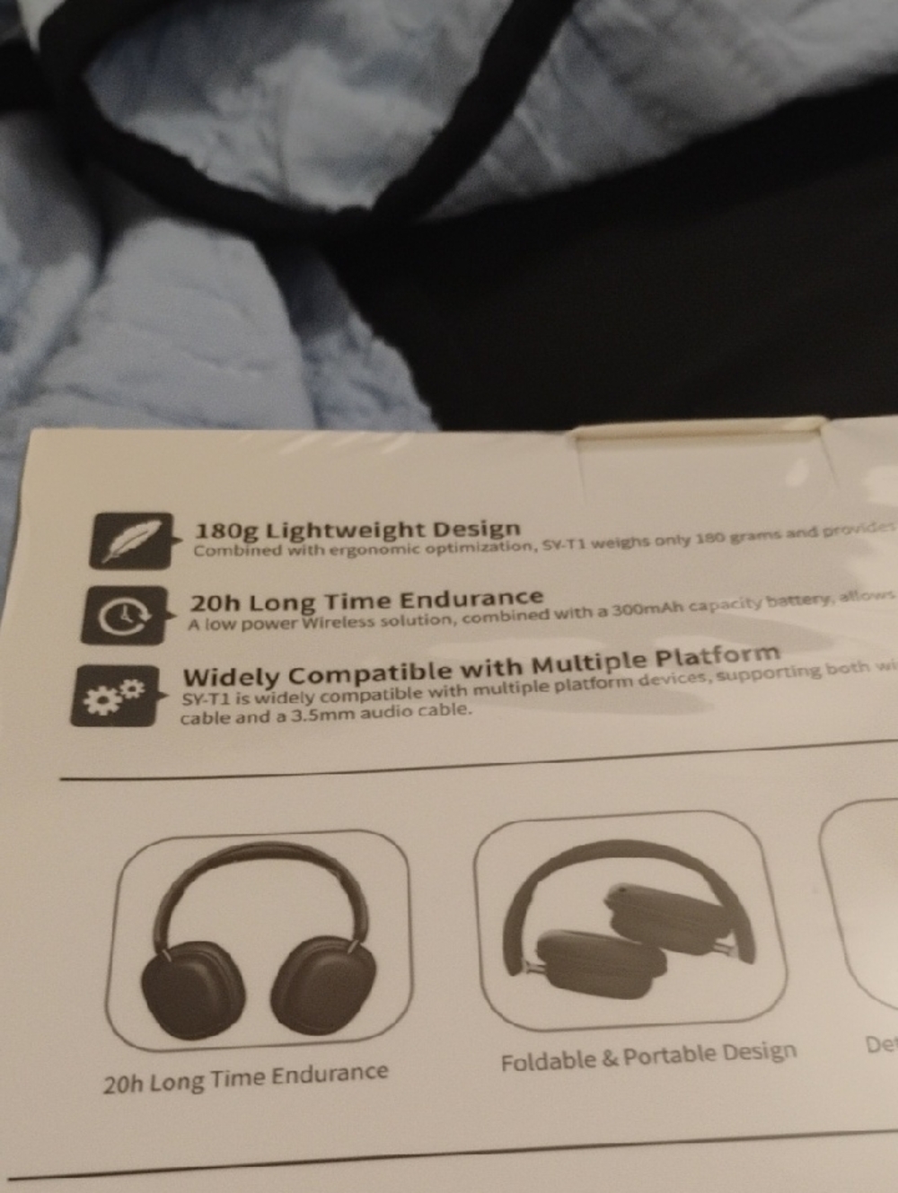 Still In The Plastic,"Check Photos"Headphones/20 HRS Playtime